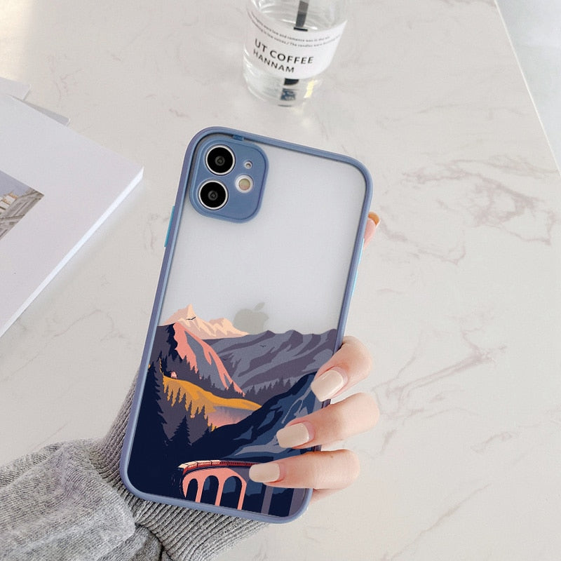 Hand Painted Phone Case For iphone Shockproof Cover Callipson