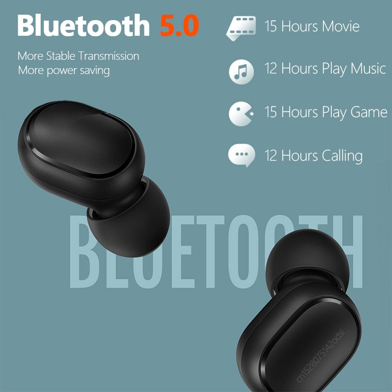 Xiaomi Redmi Airdots 2 Earbuds True Wireless Earphone Bluetooth 5.0 Noise Reductio Headset With Mic Tws Original Xiaomi Airdots Callipson