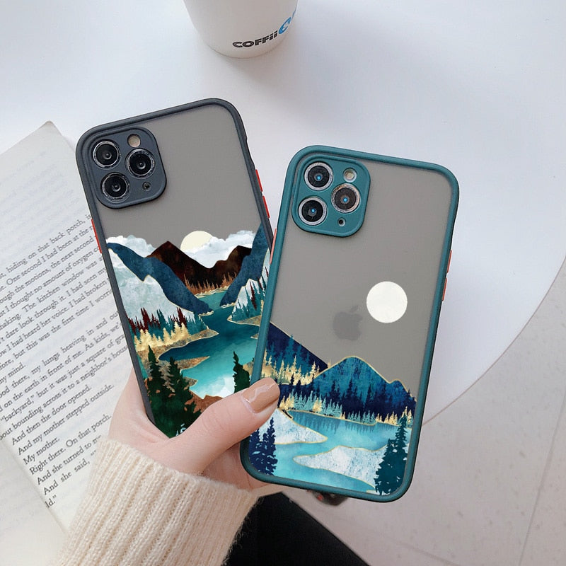 Hand Painted Phone Case For iphone Shockproof Cover Callipson