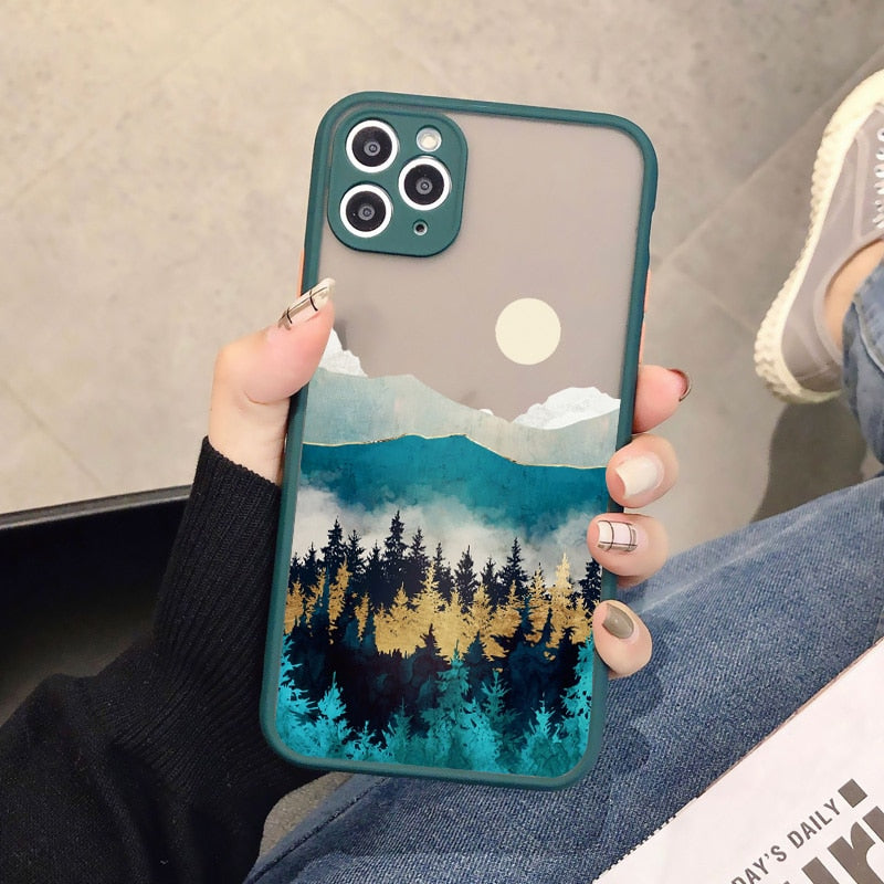 Hand Painted Phone Case For iphone Shockproof Cover Callipson