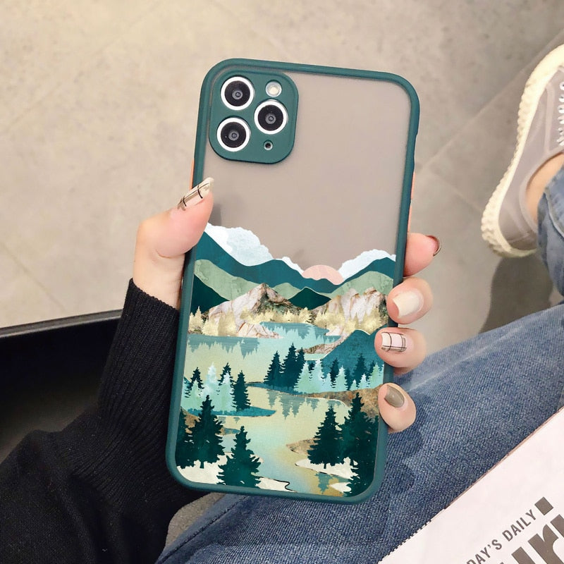 Hand Painted Phone Case For iphone Shockproof Cover Callipson