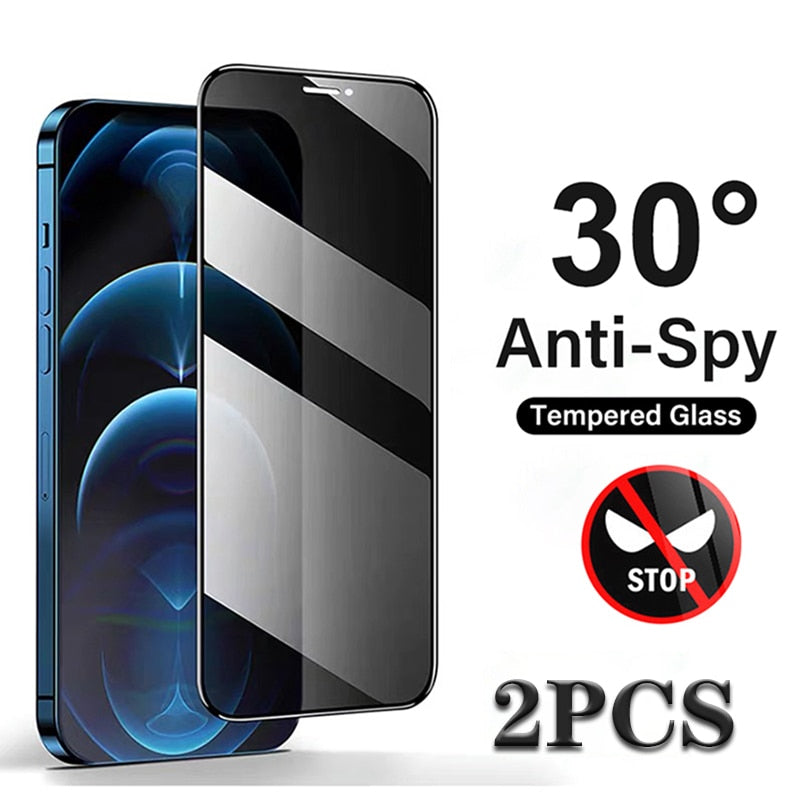 Screen Protector Anti Spy Glass for iPhone Callipson