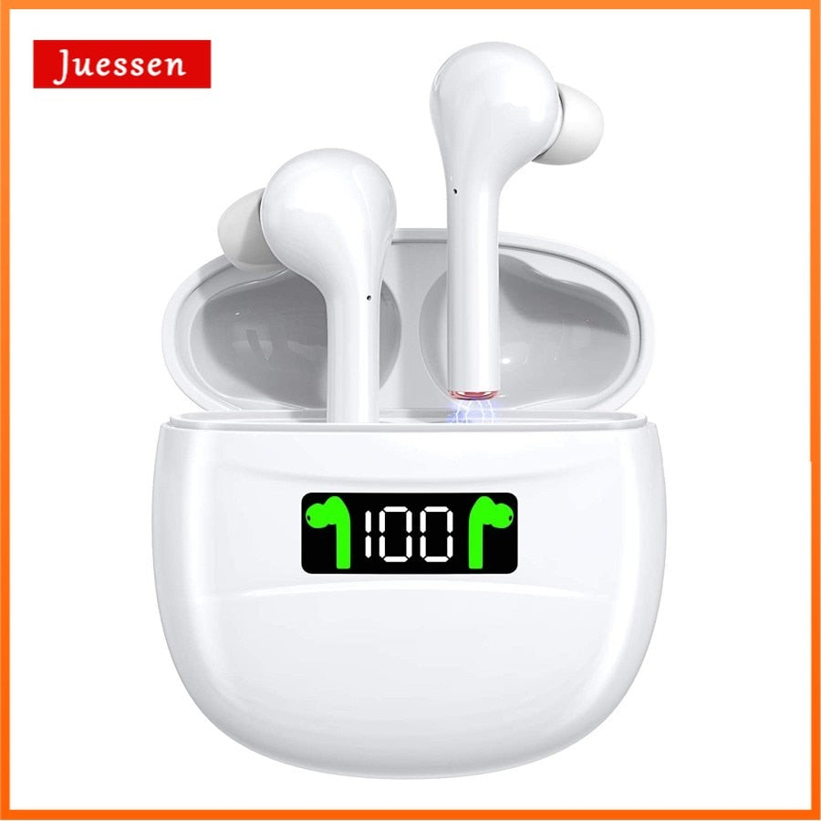 TWS Wireless Earphones Bluetooth 5.0 Headphones IPX7 Waterproof Earbuds LED Display HD Stereo Built-in Mic for Xiaomi iPhone Callipson