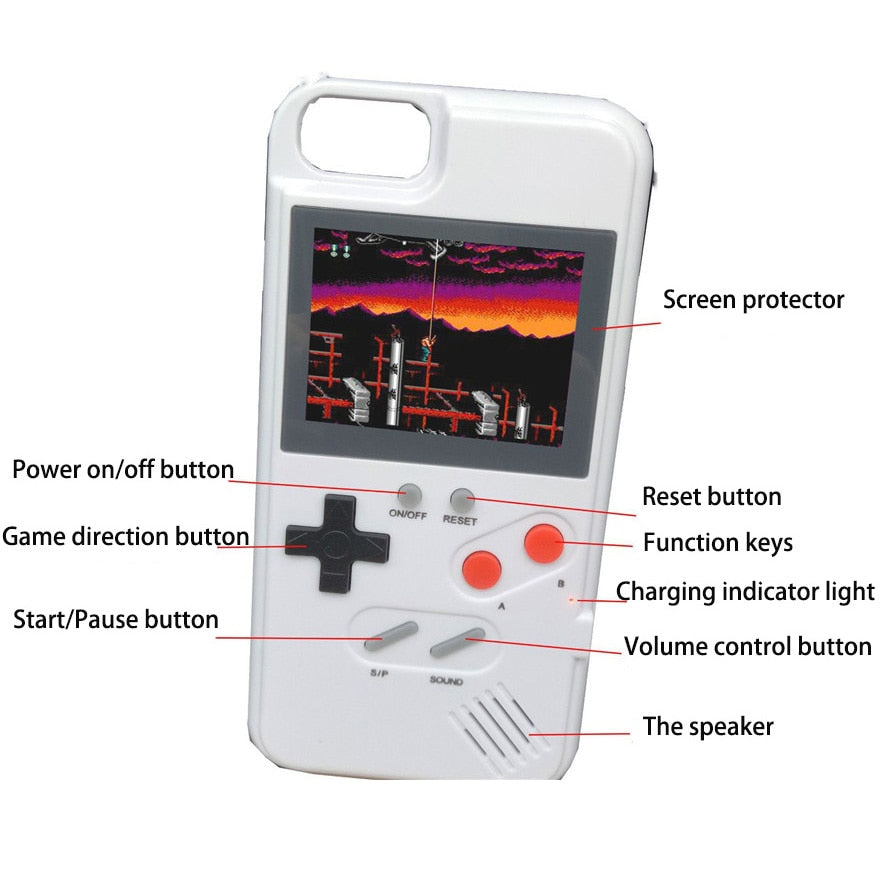 Playable Gameboy Case For iPhone - Retro Game Console Cover Callipson