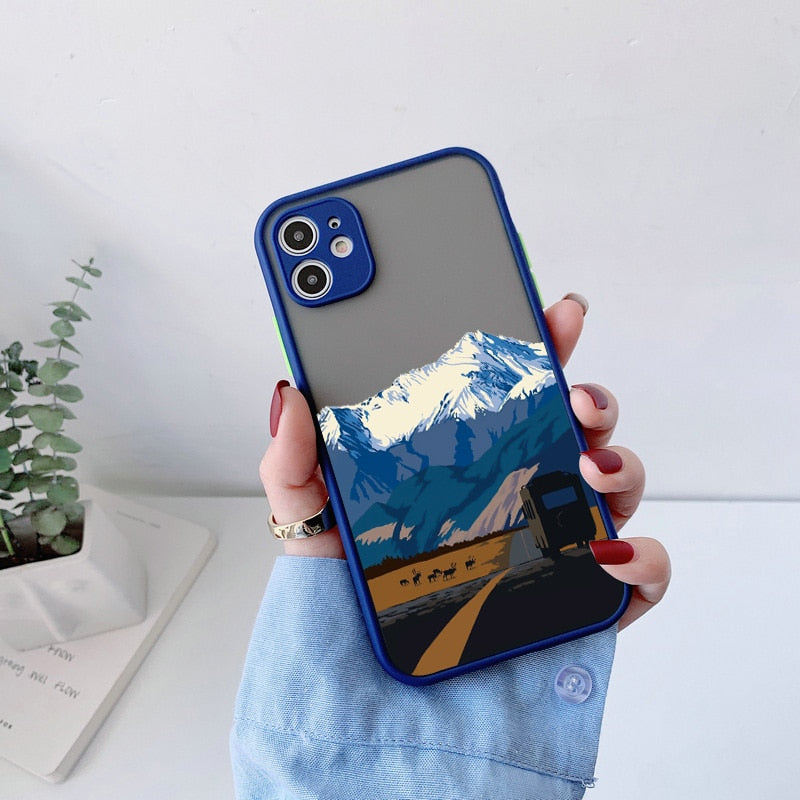 Hand Painted Phone Case For iphone Shockproof Cover Callipson