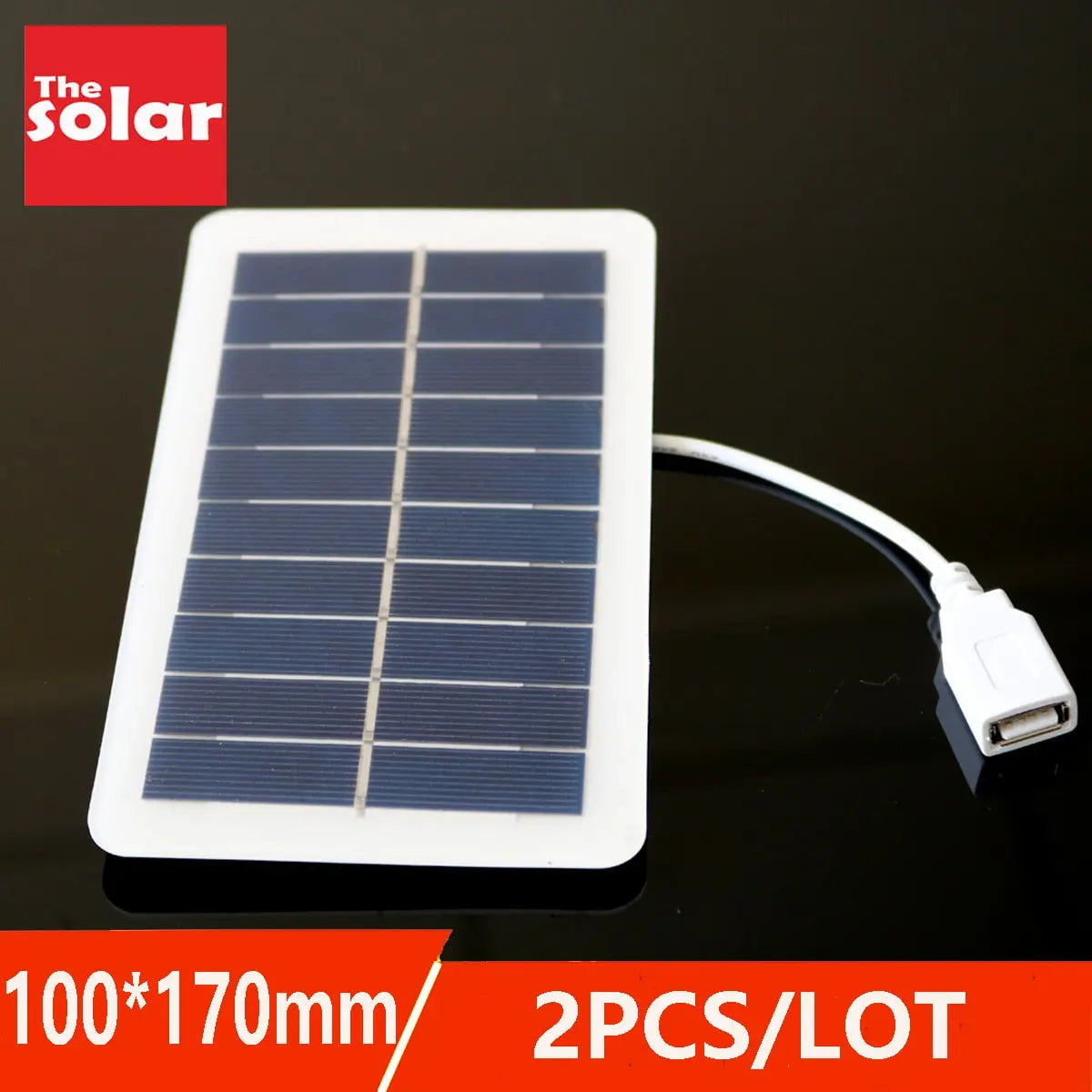 Solar Charger Panel 5.5V 300/400/800mA Output USB 1.5W 2W 4W 1.65W Callipson