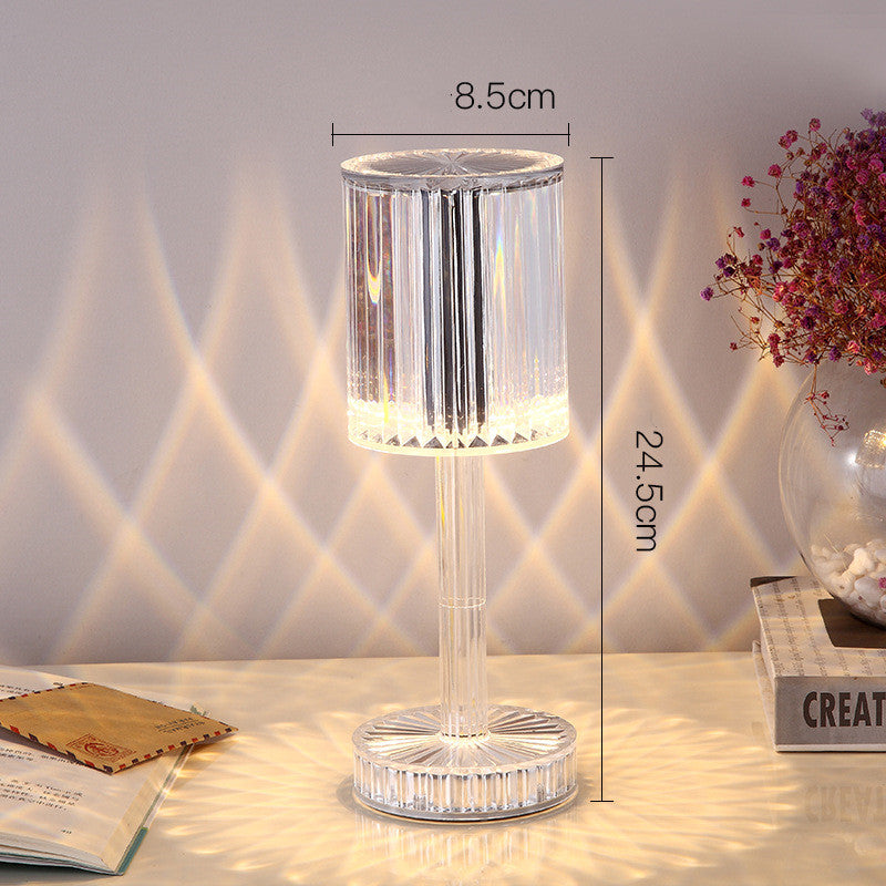 Crystal Table Lamp - Decoration Diamond Romantic Warm Led Night Light Callipson