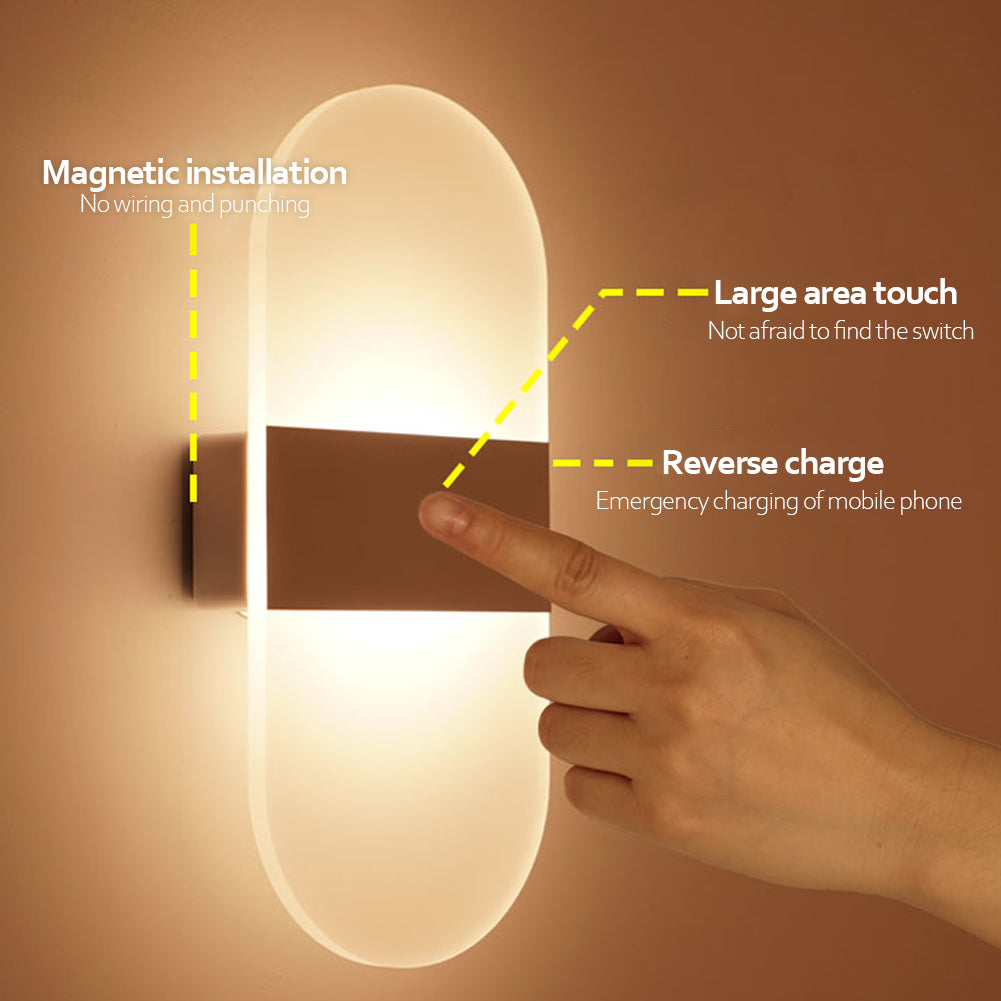 Wall lamp with USB rechargeable interior light for home Callipson