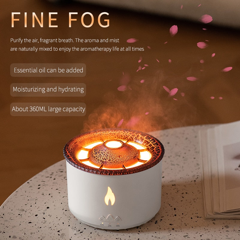 Flame Aroma Diffuser Essential Oil 360ml Callipson