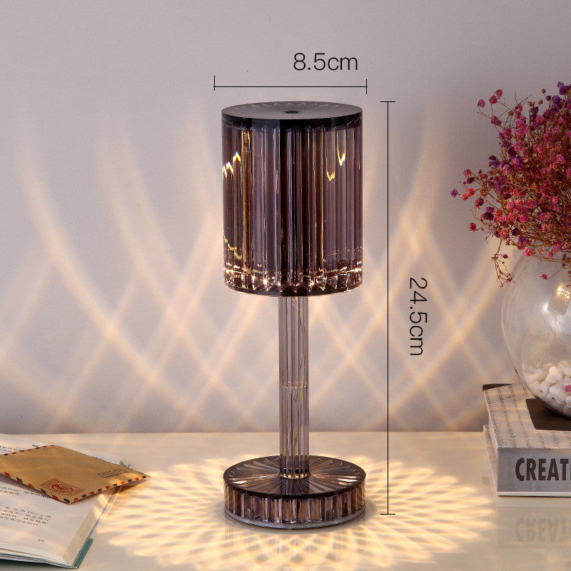 Crystal Table Lamp - Decoration Diamond Romantic Warm Led Night Light Callipson