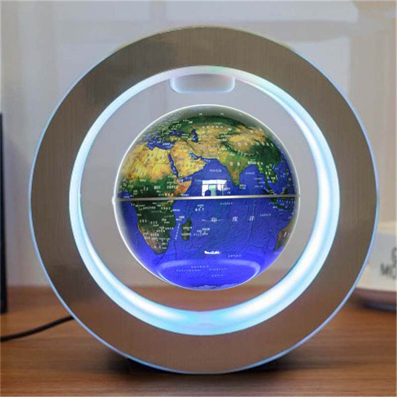 Floating Round LED Magnetic World Map Globe Lamp - Asia style Discount 132,99 € at Callipson