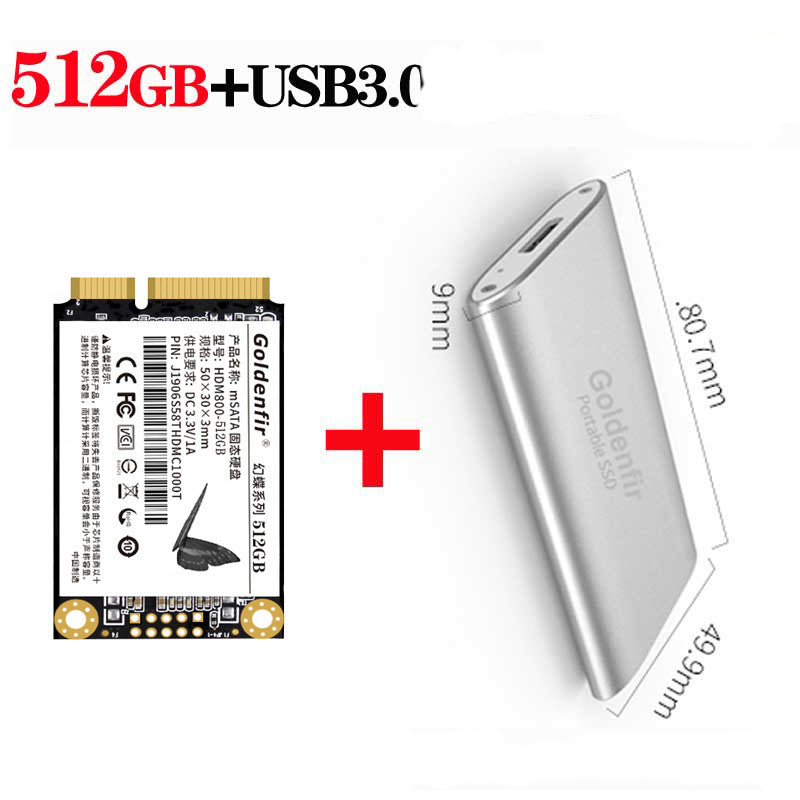 SSD 512GB Desktop Notebook Computer Universal Mini SATA Genuine SSD Callipson