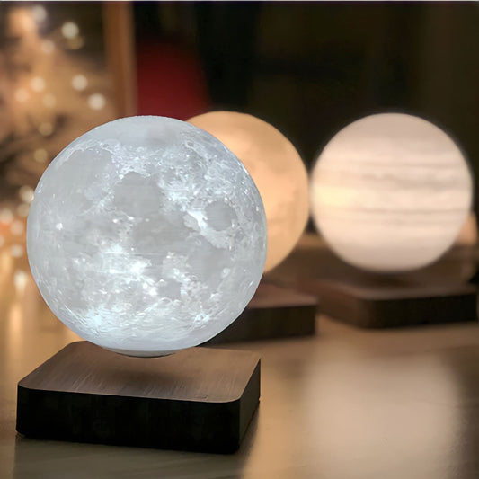 Creative Rotating 3D Magnetic Levitation Moon LED Night Lamp Callipson