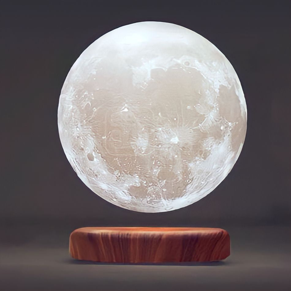 Creative Rotating 3D Magnetic Levitation Moon LED Night Lamp Callipson